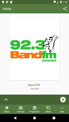 Band FM - Joaçaba android App screenshot 2