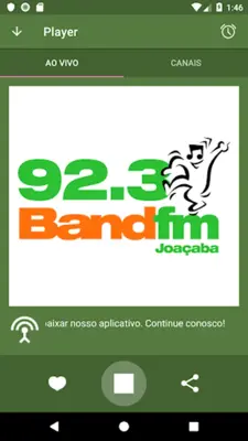 Band FM - Joaçaba android App screenshot 3